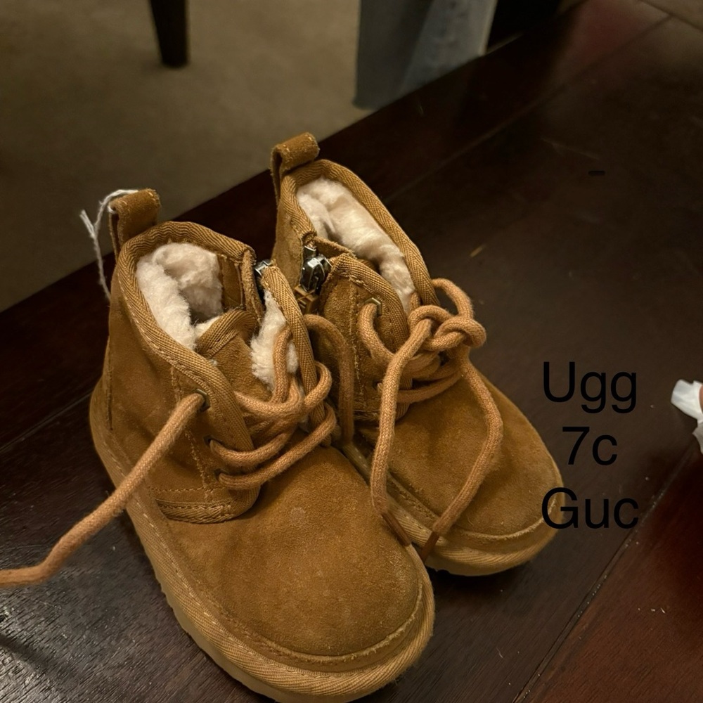 UGG Kids Brown Boots with Cozy Lining